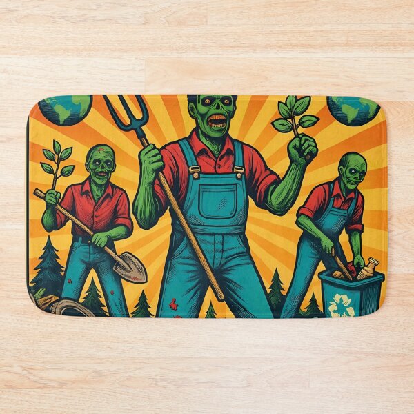 Item preview, Ecofriendly Zombies: The Green Apocalypse designed and sold by aminz4.