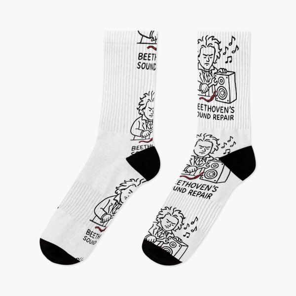 Item preview, Beethoven’s Sound Repair – Funny Bold Doodles Art designed and sold by Bold Doodles.