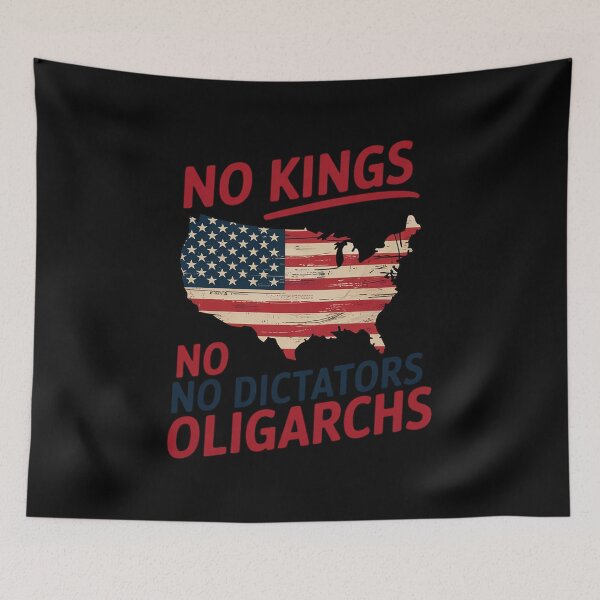 Item preview, No Kings No Dictators No Oligarchs Anti Oligarchy 4th July  designed and sold by NeomiStoreSS.