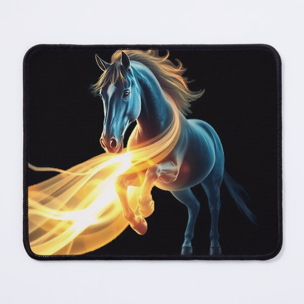 Item preview, Golden Flame Horse” designed and sold by Ashatanf.