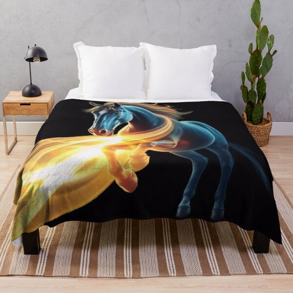 Item preview, Golden Flame Horse” designed and sold by Ashatanf.