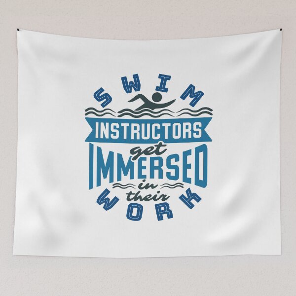 Item preview, Swim Instructors Get Immersed in Their Work designed and sold by jaygo.