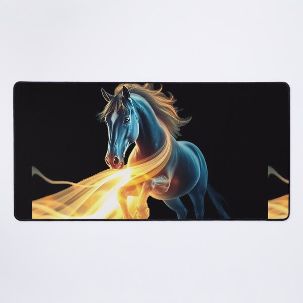 Item preview, Golden Flame Horse” designed and sold by Ashatanf.