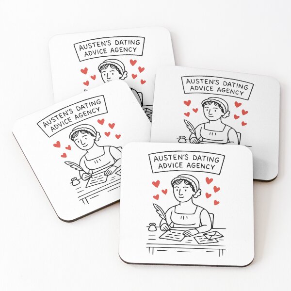Item preview, Austen’s Dating Advice Agency – Funny Bold Doodles Art designed and sold by Bold Doodles.