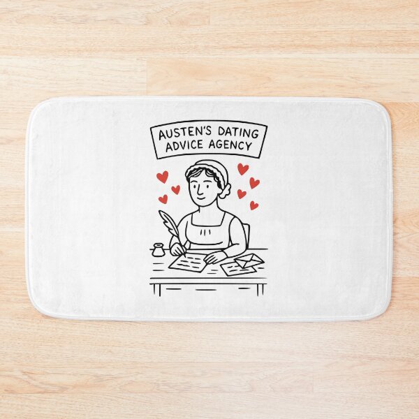 Item preview, Austen’s Dating Advice Agency – Funny Bold Doodles Art designed and sold by Bold Doodles.