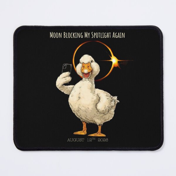 Item preview, Funny Duck Solar Event 2026 Eclipse Selfie Design designed and sold by MTJ-Mushrooms.