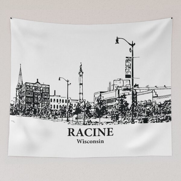 Item preview, Racine - Wisconsin designed and sold by Lakeric Cityscapes.