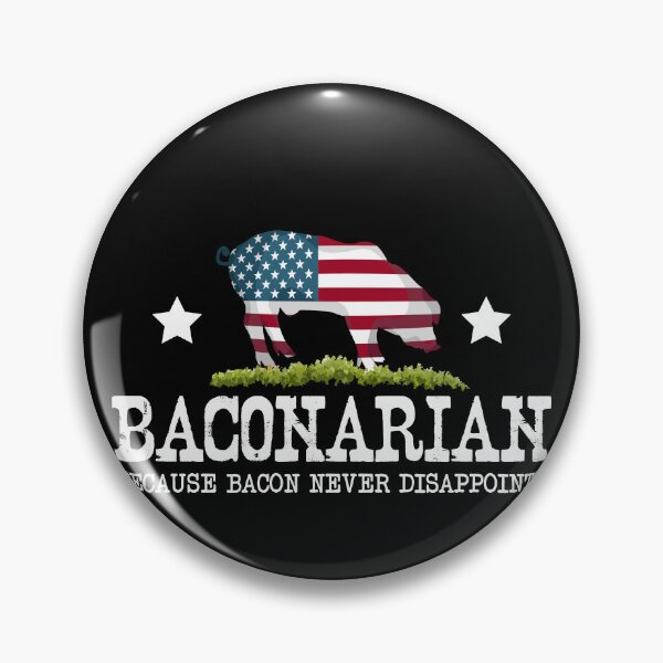 Item preview, Patriotic Bacon Lover Men Pig Meat Barbecue BBQ Bacon designed and sold by DSWShirts.