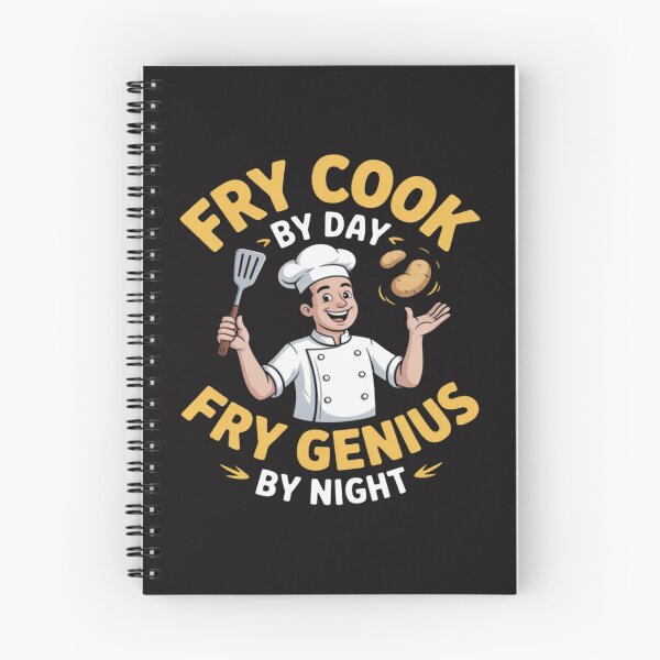 Item preview, Fry Cook by Day, Fry Genius by Night designed and sold by JosephMelendez6.