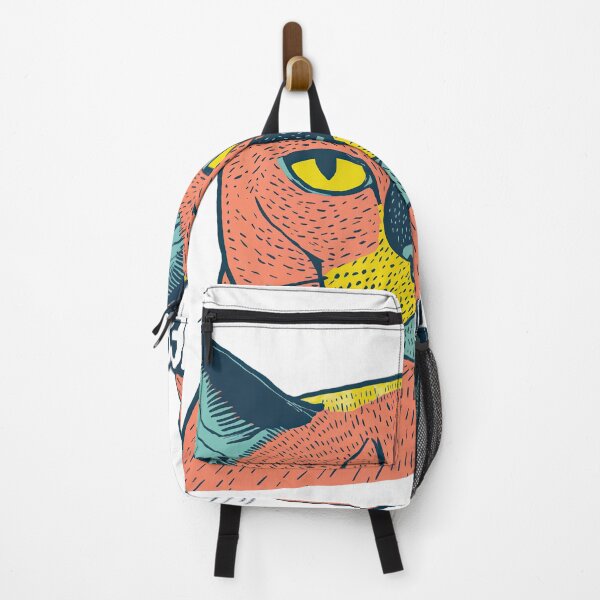 Item preview, Psychedelic Burmese Cat – Pop Art Feline with Attitude designed and sold by ForeverPrintsOK.