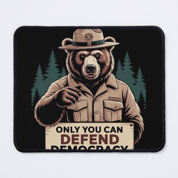 Item preview, Only You Can Defend Democracy - Against Authoritarianism designed and sold by NeomiStoreSS.