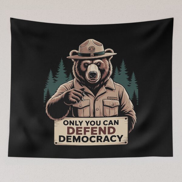 Item preview, Only You Can Defend Democracy - Against Authoritarianism  designed and sold by NeomiStoreSS.