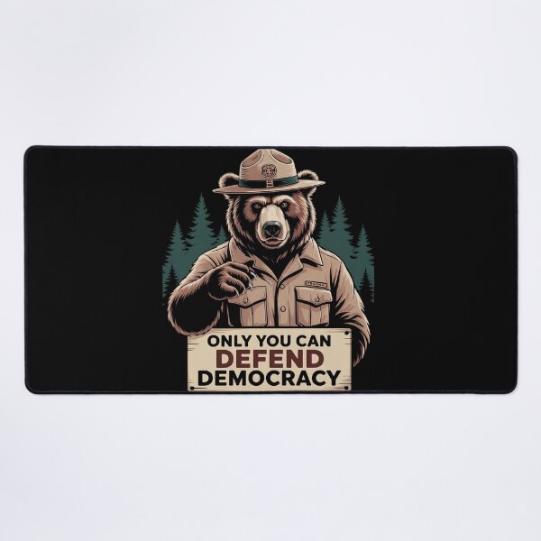 Item preview, Only You Can Defend Democracy - Against Authoritarianism designed and sold by NeomiStoreSS.
