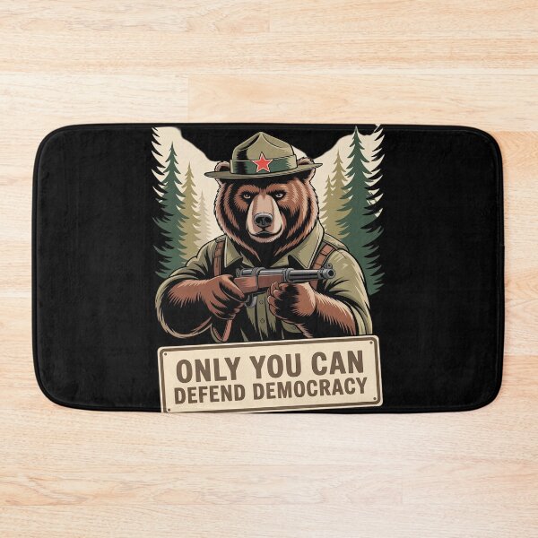 Item preview, Only You Can Defend Democracy - Against Trump Fascism  designed and sold by NeomiStoreSS.