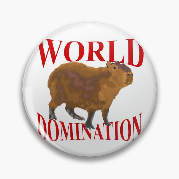 Item preview, World Domination Capybara designed and sold by PissKind.