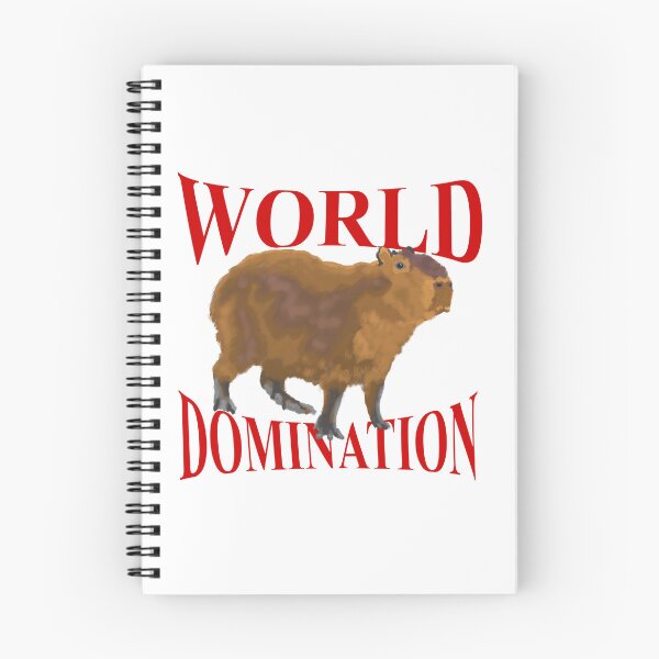 Item preview, World Domination Capybara designed and sold by PissKind.