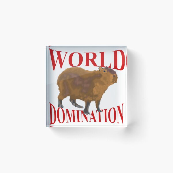Item preview, World Domination Capybara designed and sold by PissKind.