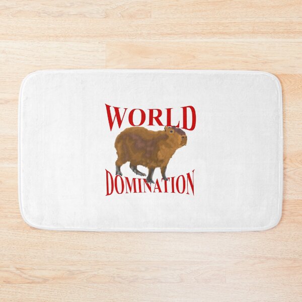 Item preview, World Domination Capybara designed and sold by PissKind.