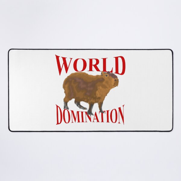 Item preview, World Domination Capybara designed and sold by PissKind.