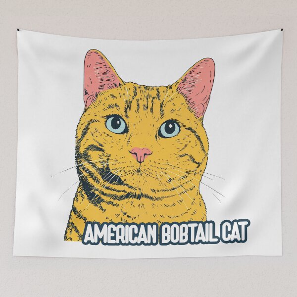 Item preview, Fierce & Fluffy: American Bobtail Cat designed and sold by ForeverPrintsOK.