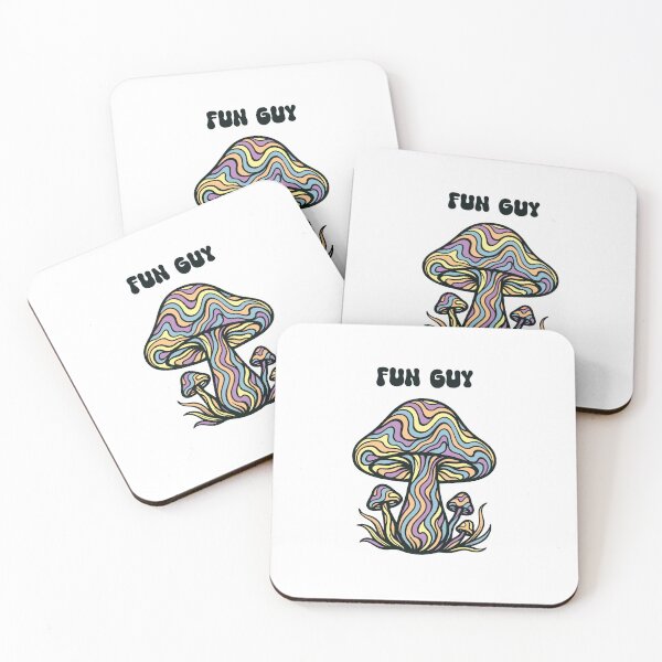 Artikelvorschau, Psychedelic Fun Guy (Pastellversion) entworfen und verkauft von The Unique Geek.