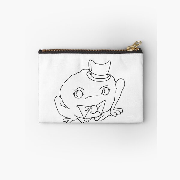Item preview, Frog gentleman line drawing designed and sold by mymapuddle.