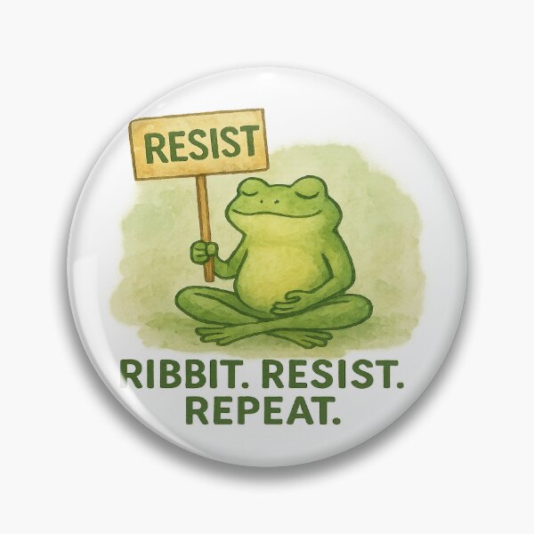 Item preview, Peaceful Frog Meditation – Resist & Repeat designed and sold by Rainseason.