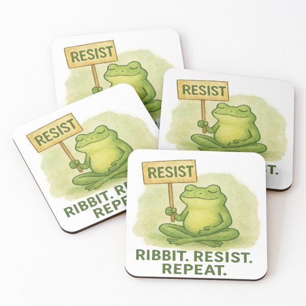 Item preview, Peaceful Frog Meditation – Resist & Repeat designed and sold by Rainseason.