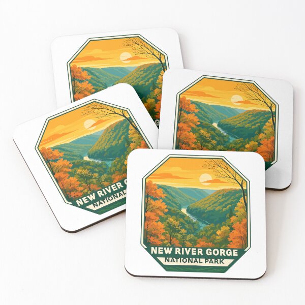 Item preview, New River Gorge National Park Retro Bridge Sticker designed and sold by Ismeal Von.