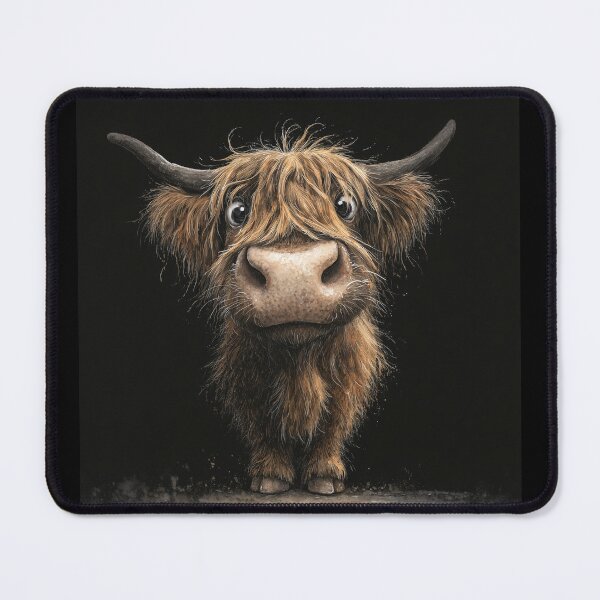 Item preview, Cute HiGHLaND CoW PRiNT SCoTTiSH ' Little Jimmy ' Designs BY SHiRLeY MacARTHuR designed and sold by Shirley MacArthur Art.