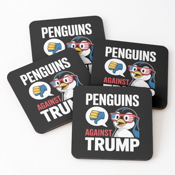 Item preview, Penguins Against Trump Anti Trump  designed and sold by NeomiStoreSS.