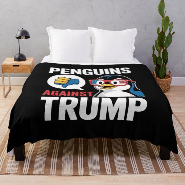 Item preview, Penguins Against Trump Anti Trump designed and sold by NeomiStoreSS.