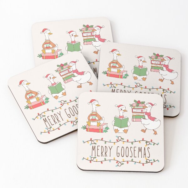 Item preview, Merry Goosemas: just a bookish goose designed and sold by ElixirCraft.