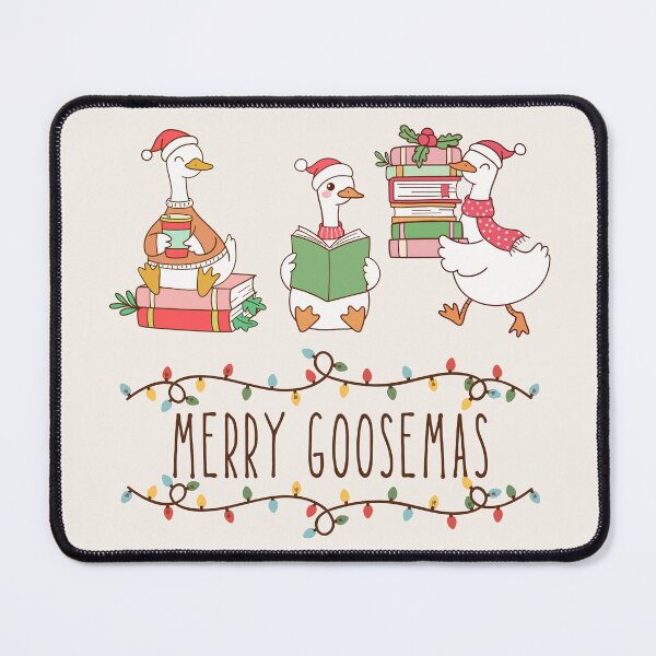 Item preview, Merry Goosemas: just a bookish goose designed and sold by ElixirCraft.