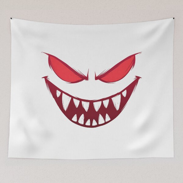 Item preview, Evil Grin Face – Creepy Smile Halloween Design designed and sold by DesignArtist.ia.