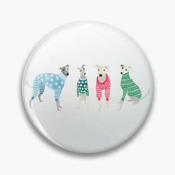 Item preview, Greyhounds whippets in Christmas Pyjamas Pyjamas sweaters Cute Sighthound Dog Lover Gift designed and sold by Hillary Holt.