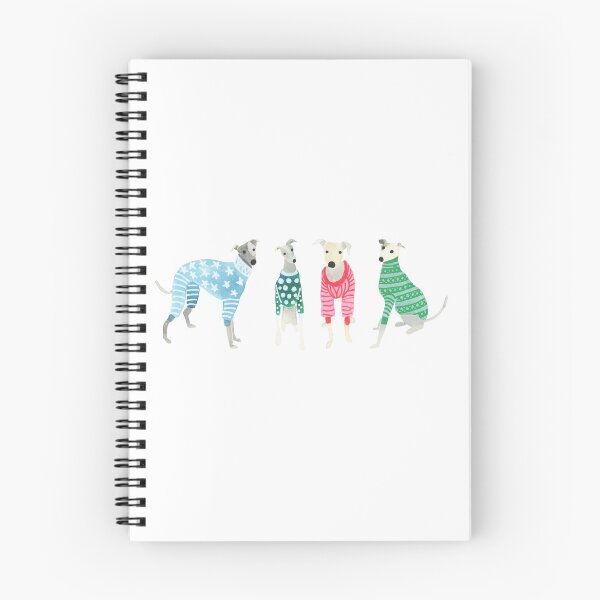 Item preview, Greyhounds whippets in Christmas Pyjamas Pyjamas sweaters Cute Sighthound Dog Lover Gift designed and sold by Hillary Holt.