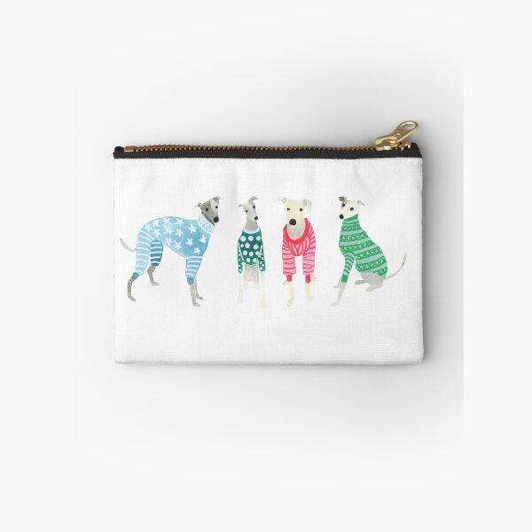 Item preview, Greyhounds whippets in Christmas Pyjamas Pyjamas sweaters Cute Sighthound Dog Lover Gift designed and sold by Hillary Holt.