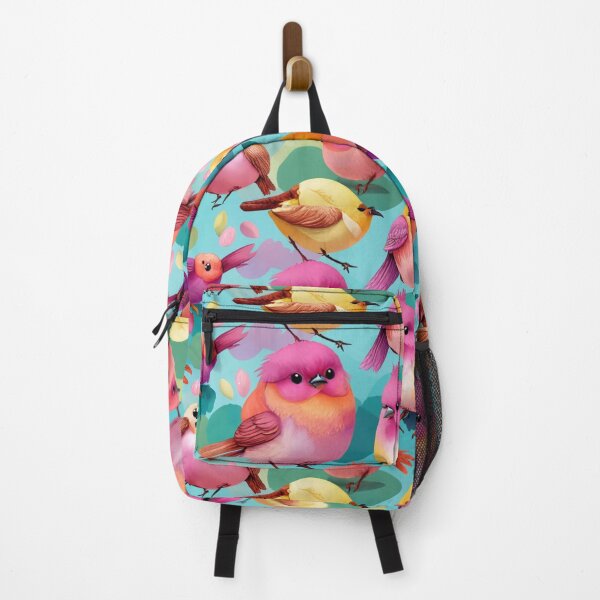 Item preview, Plump, fluffy, cute, chicks, pastel, animation, watercolor, smooth repeating pattern, wonderful sparrows, beautiful bird illustration designed and sold by gulka8.