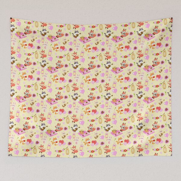 Item preview, Valentine Picnic Serenade Seamless designed and sold by KJackArtwork.