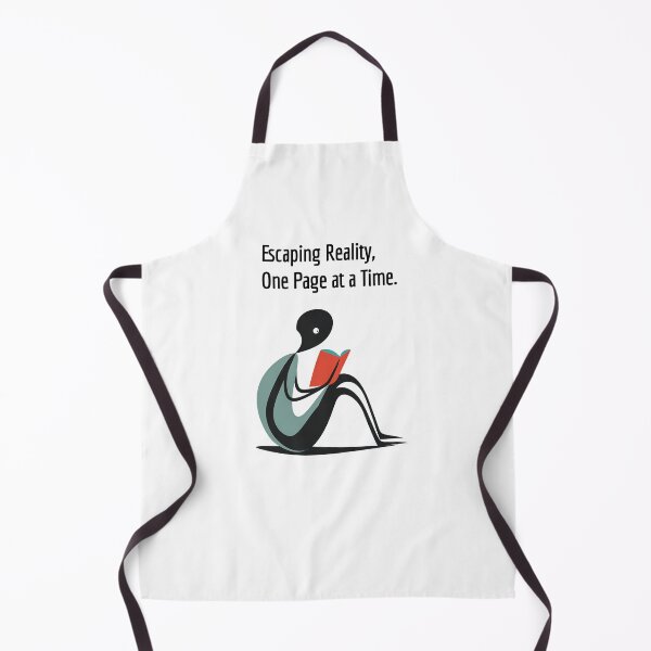 Item preview, "Escaping Reality, One Page at a Time" Book reading hobby design designed and sold by TR_fairydesigns.