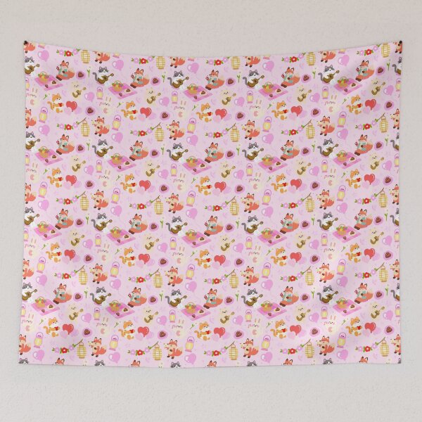Item preview, Valentine Picnic Serenade Seamless designed and sold by KJackArtwork.