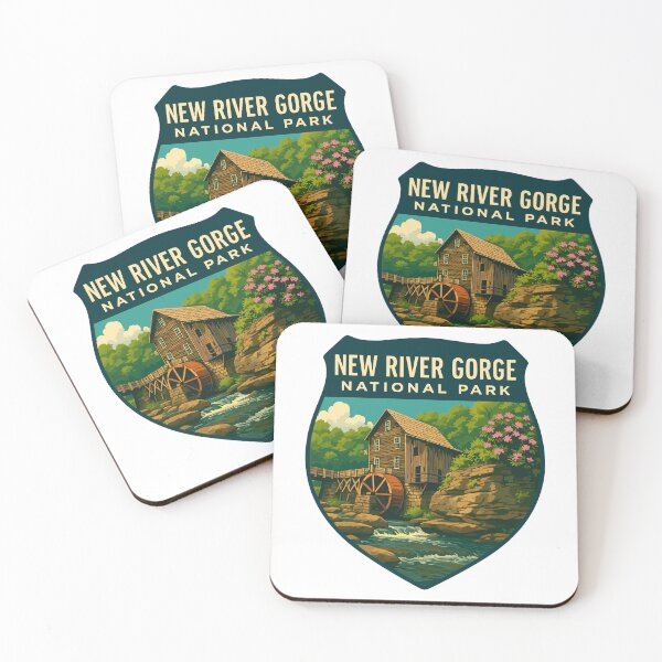 Item preview, New River Gorge National Park Retro Bridge Sticker designed and sold by Ismeal Von.