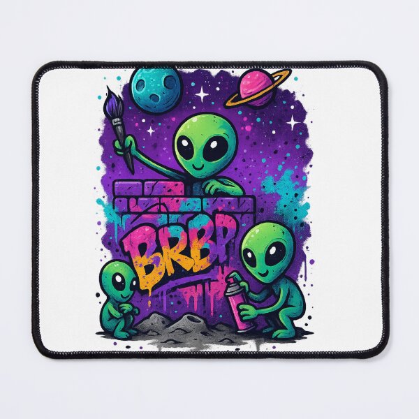 Item preview, Space Pals – Cosmic Graffiti Adventure Tee designed and sold by PastimeMastery.