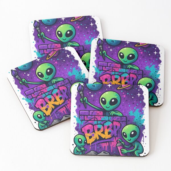 Item preview, Space Pals – Cosmic Graffiti Adventure Tee designed and sold by PastimeMastery.