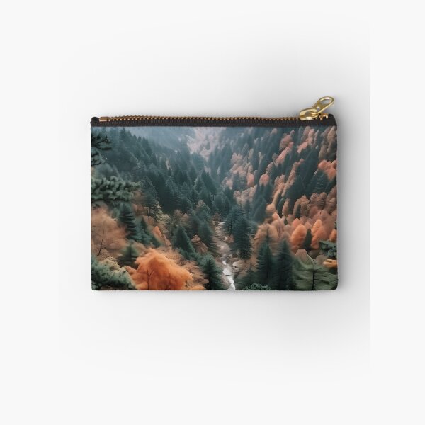 Artikelvorschau, Herbst Bergwald Wandkunst, Nebeliger Bergdruck, Naturdruck, Modernes Minimalistisches Poster, Bäume Fotografie, Nebelige Bergkette entworfen und verkauft von SavageVision.