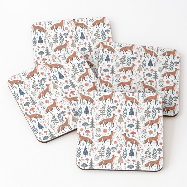 Item preview,  Foxes & Mushrooms designed and sold by Shuga-Design.