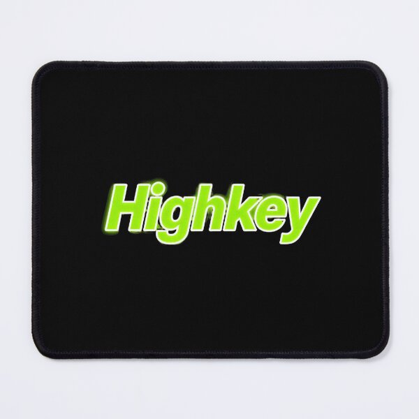 Item preview, Highkey - Fresh Green Typography designed and sold by LuckCraftStudio.