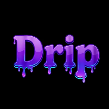 Artwork thumbnail, Drip - Liquid Gradient Design by LuckCraftStudio