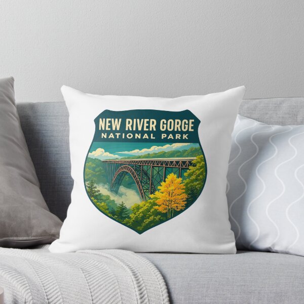 Item preview, New River Gorge National Park Retro Bridge Sticker designed and sold by Ismeal Von.